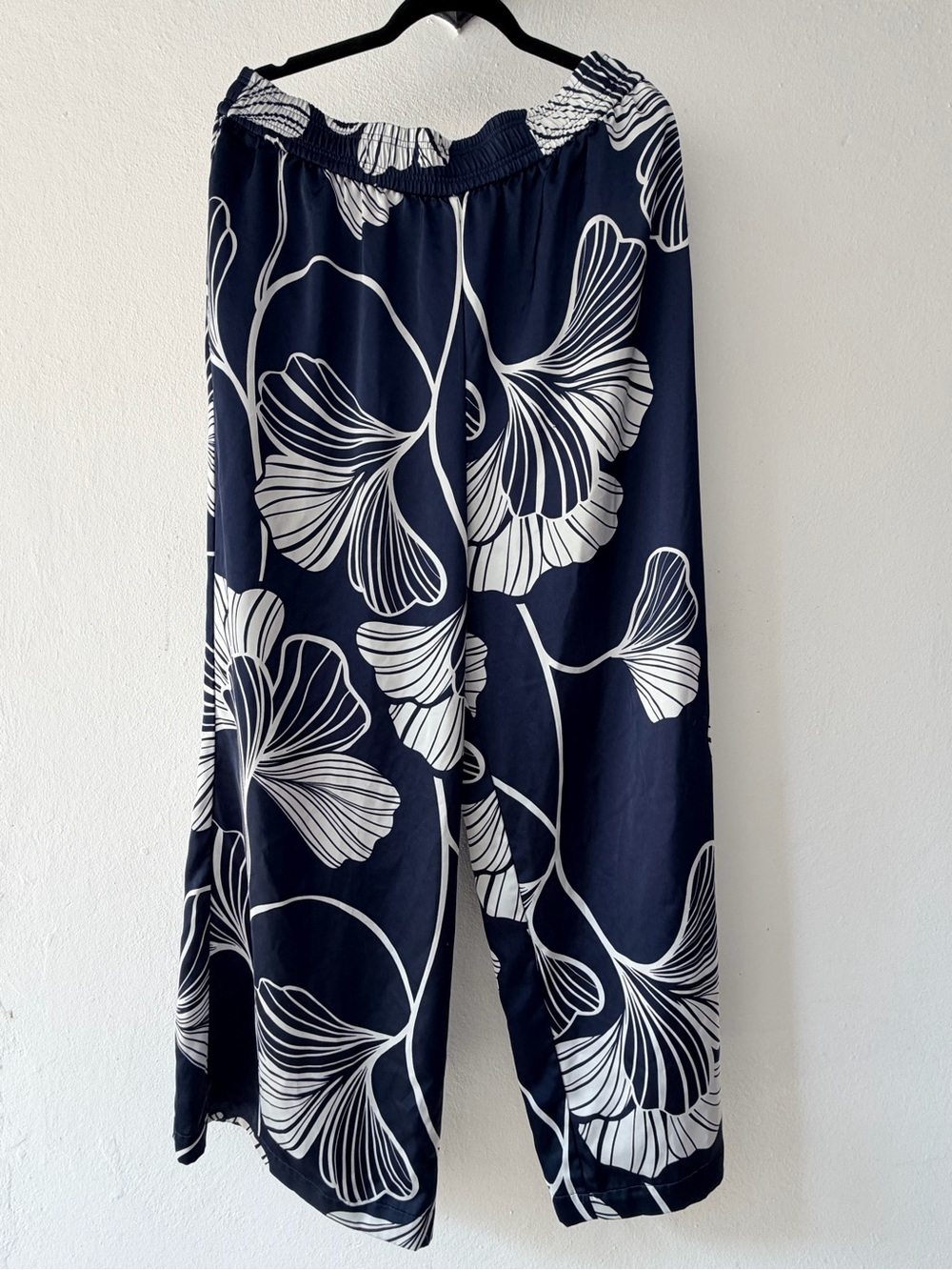 Worthington Navy and White Floral Trousers